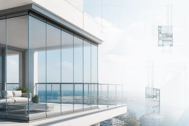 Cam Proje ile hazırlanmış cam balkon çizimi ve üretim ekranı
